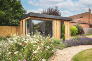 Cabin Master will work with you to design the size of garden room that works for you