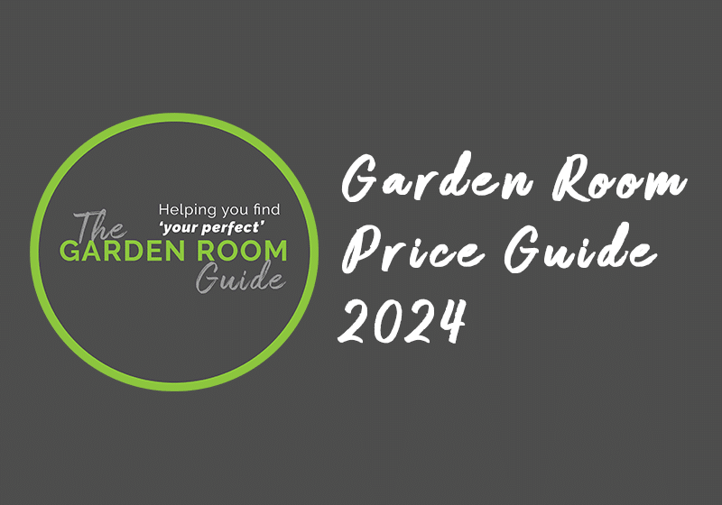 Garden room price guide 2024